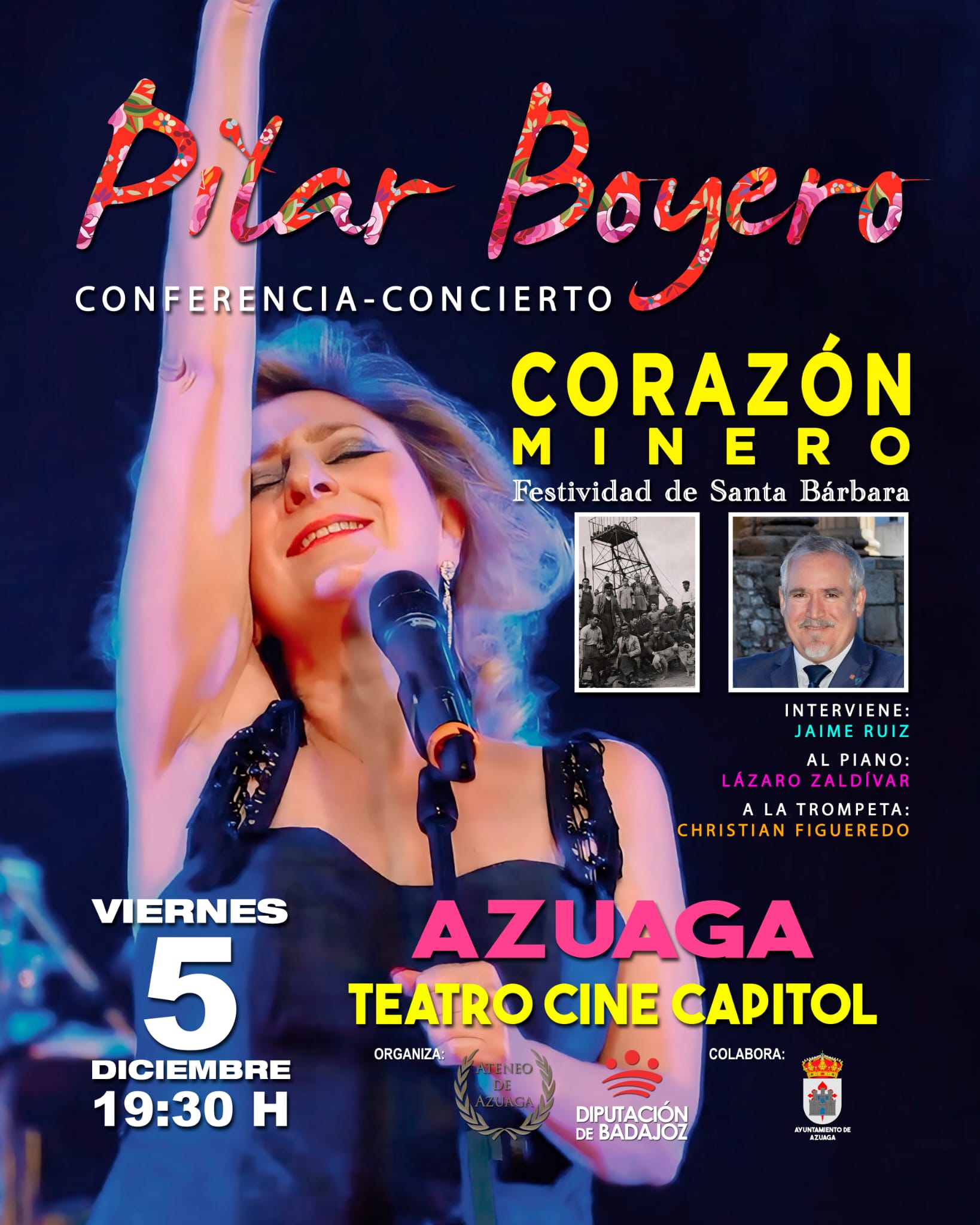 Azuaga recupera su latido minero: Lleno absoluto en el Teatro Cine Capitol con ‘Corazón Minero’