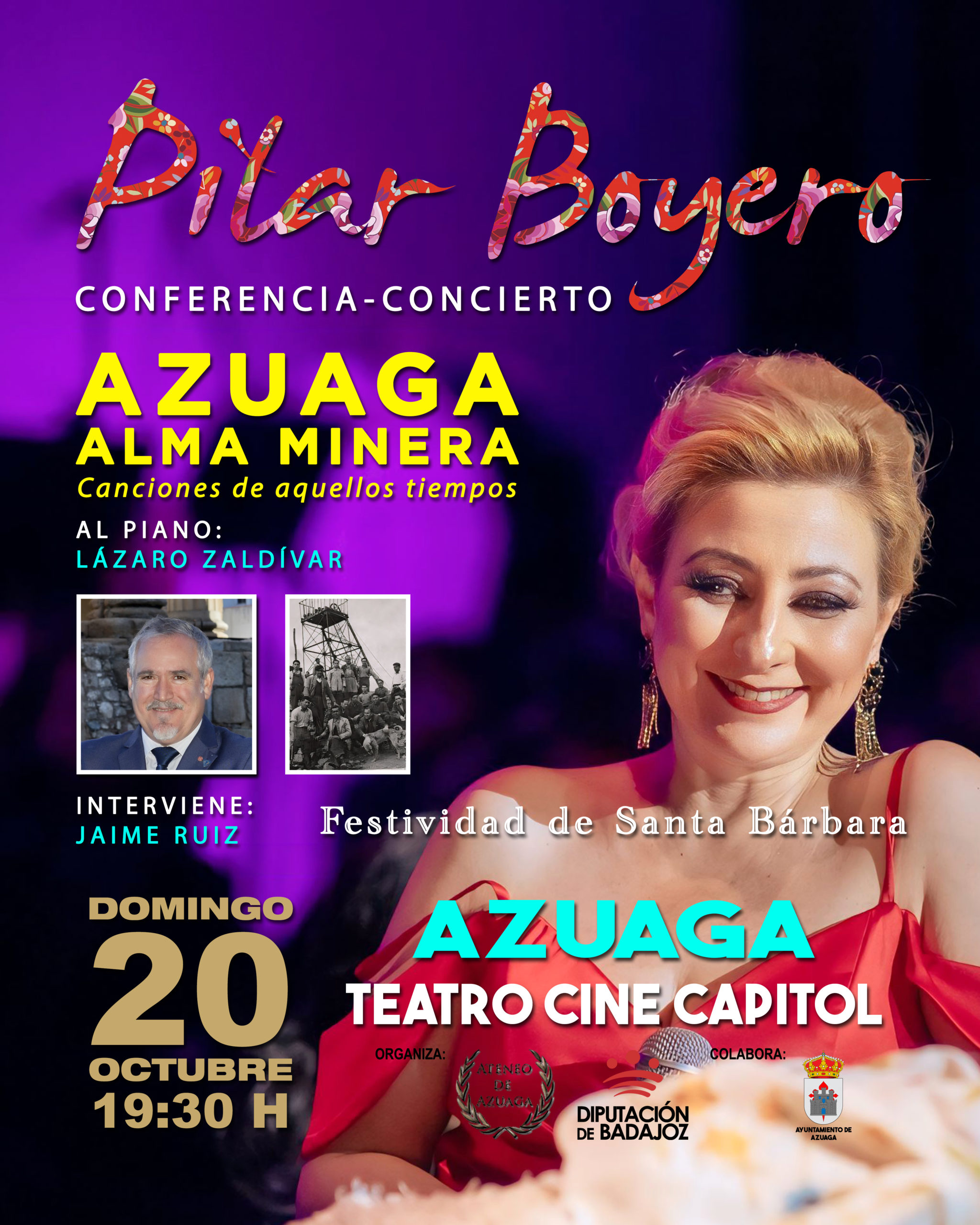 FESTIVIDAD DE SANTA BÁRBARA 2024. AZUAGA ALMA MINERA. PILAR BOYERO.