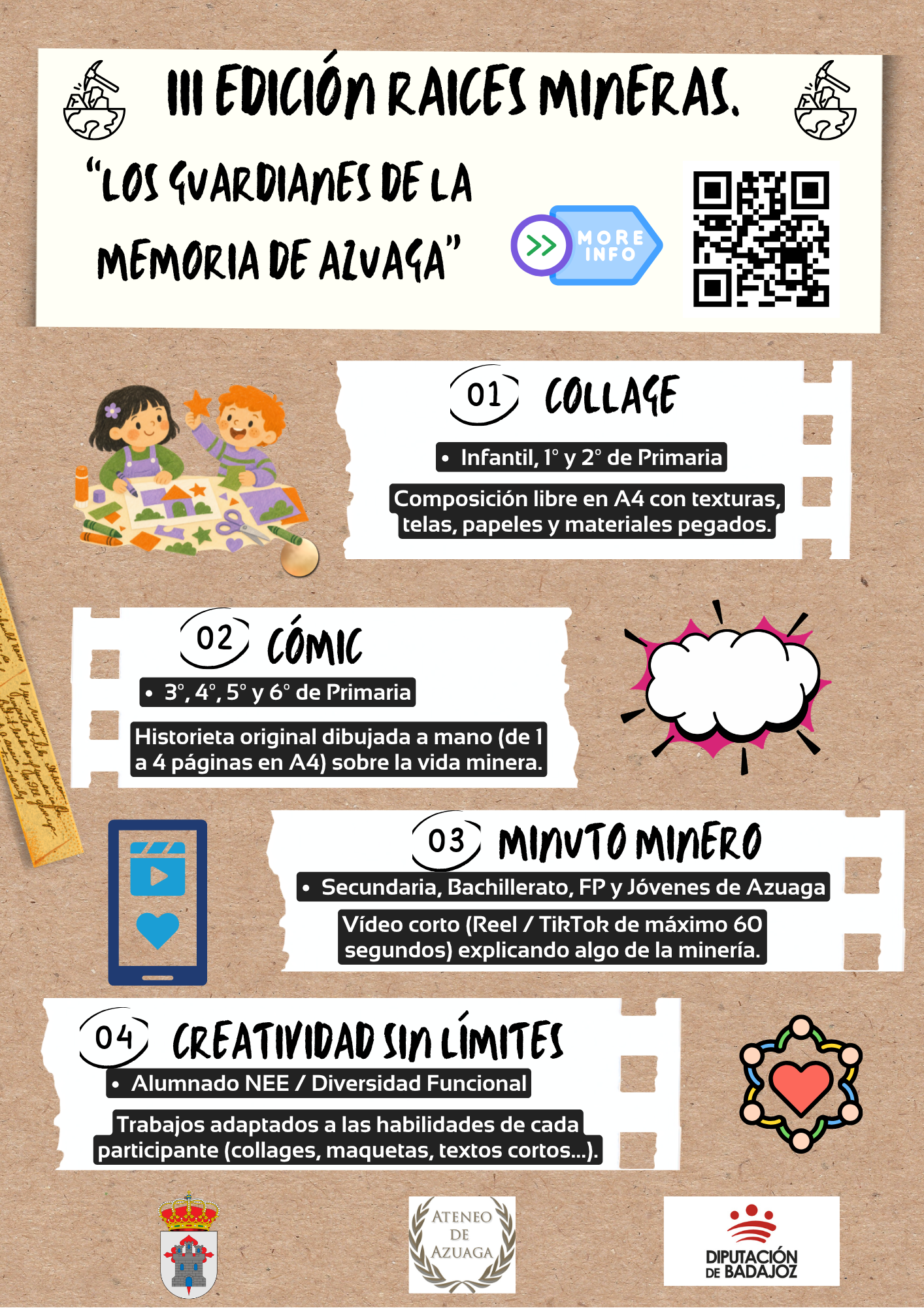 III EDICIÓN DEL CONCURSO «RAICES MINERAS». LOS GUARDIANES DE LA MEMORIA DE AZUAGA 2026